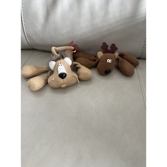Vintage 1979 Hallmark Monroe Lion Rodney Reindeer Plush Toy Stuffed Animal - Picture 1 of 12